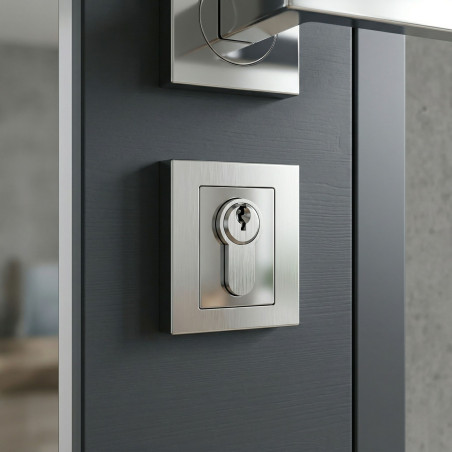 Szyld Krótki Kwadratowy Wkładka Chrom