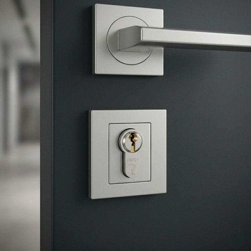 Szyld Krótki Kwadratowy Wkładka Chrom