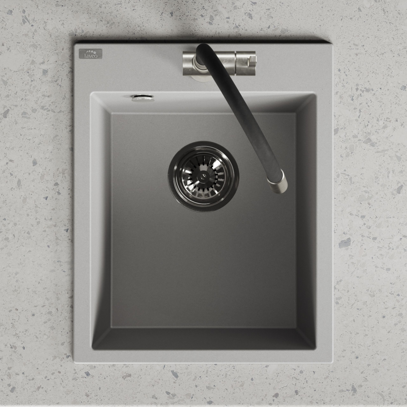 Zlew Zlewozmywak Granitowy Szary CHICHI