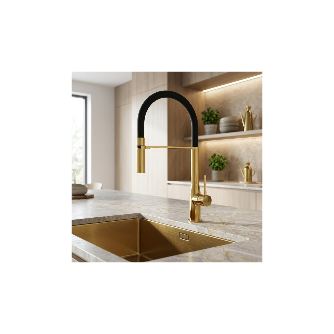 Bateria Zlewozmywakowa z Elastyczną Wylewką POLA