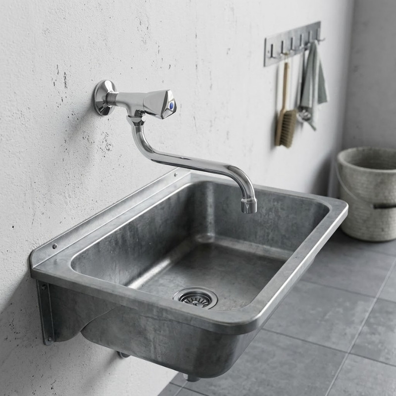 Bateria Ścienna Na Jedną Wodę NORM Kuchinox