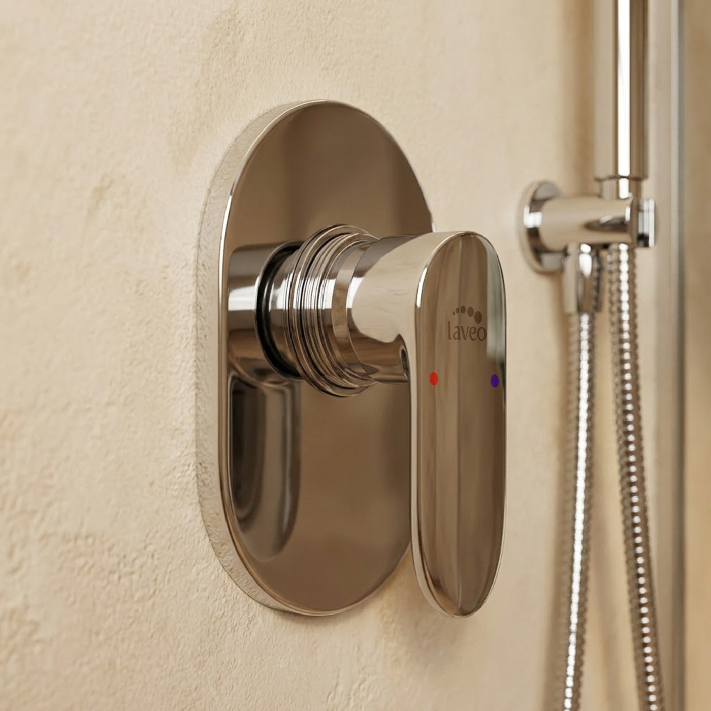 Bateria Natryskowa Podtynkowa Bez Przełącznika Chrom Appia