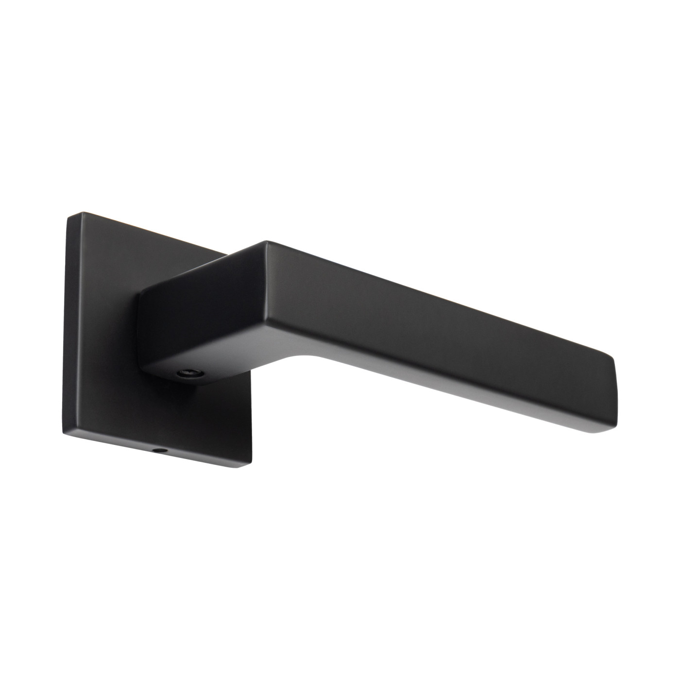 Klamka do Drzwi Wewnętrznych Czarna KVADRATO