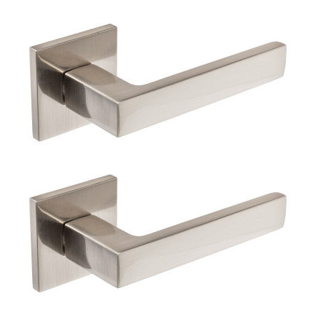 Klamka do Drzwi Wewnętrznych Satynowa KVADRATO