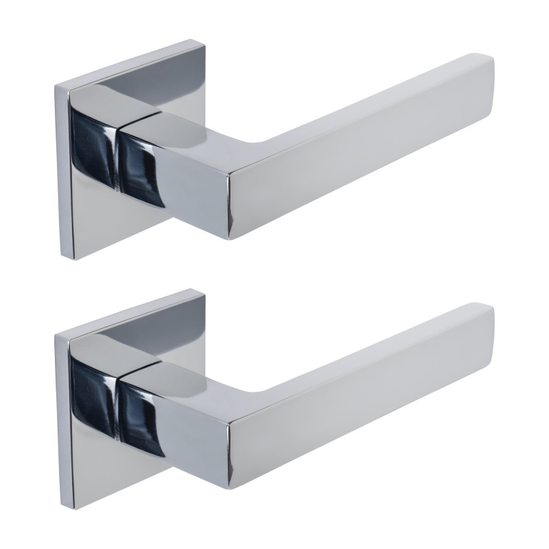 Klamka do Drzwi Wewnętrznych Chrom KVADRATO