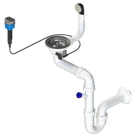 Syfon do Zlewu Granitowego Jednokomorowego z Przelewem