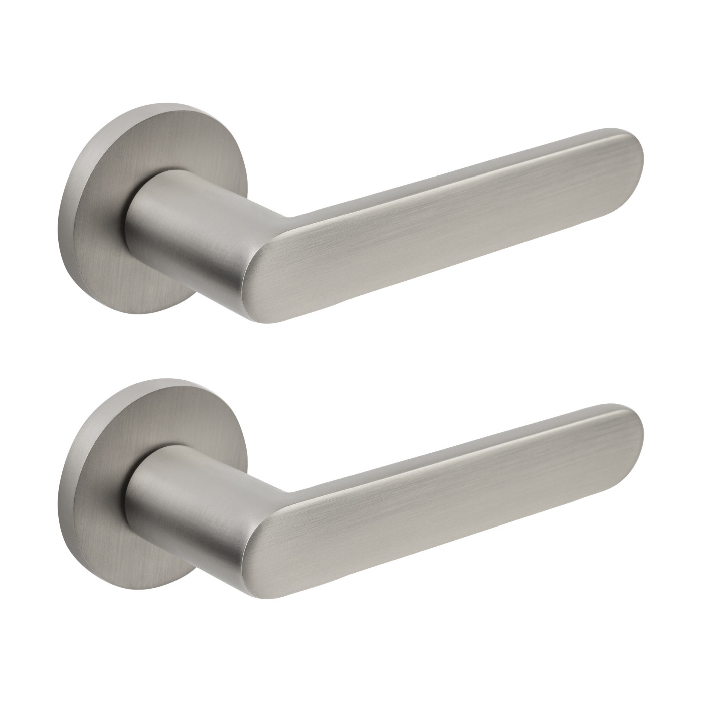 Klamka Wewnętrzna Klamka do Drzwi Wewnętrznych Satyna Mat Malaga