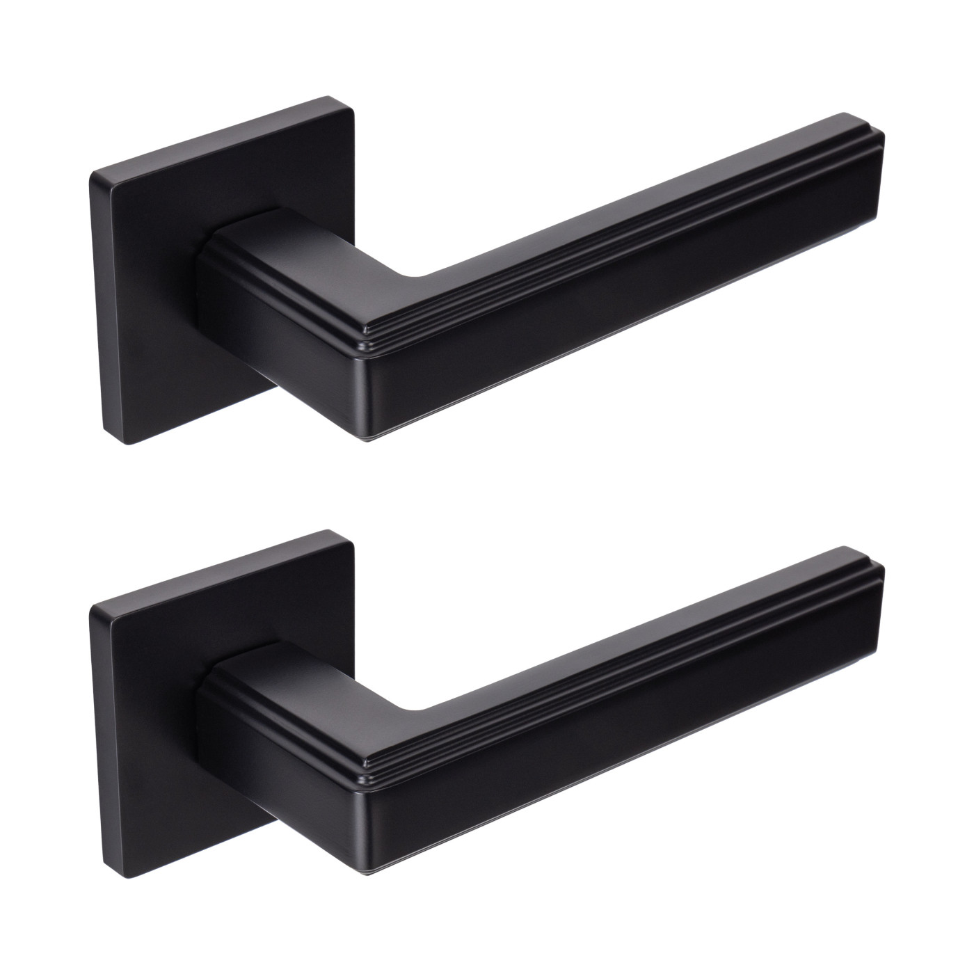 Klamka do Drzwi Wewnętrznych Czarna TESSERA Kuchinox