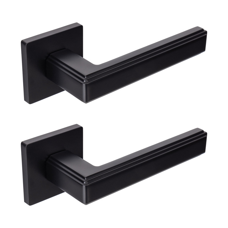 Klamka do Drzwi Wewnętrznych Czarna TESSERA Kuchinox