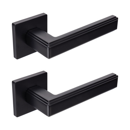 Klamka do Drzwi Wewnętrznych Czarna TESSERA Kuchinox