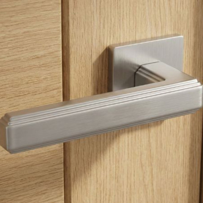 Klamka do Drzwi Wewnętrznych Szara TESSERA Kuchinox