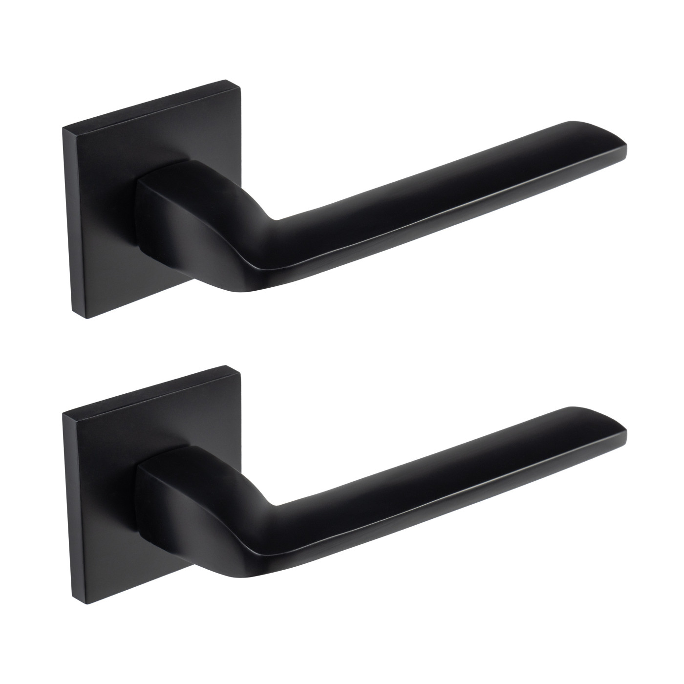 Klamka Do Drzwi Wewnętrznych Czarna ZAMBIA