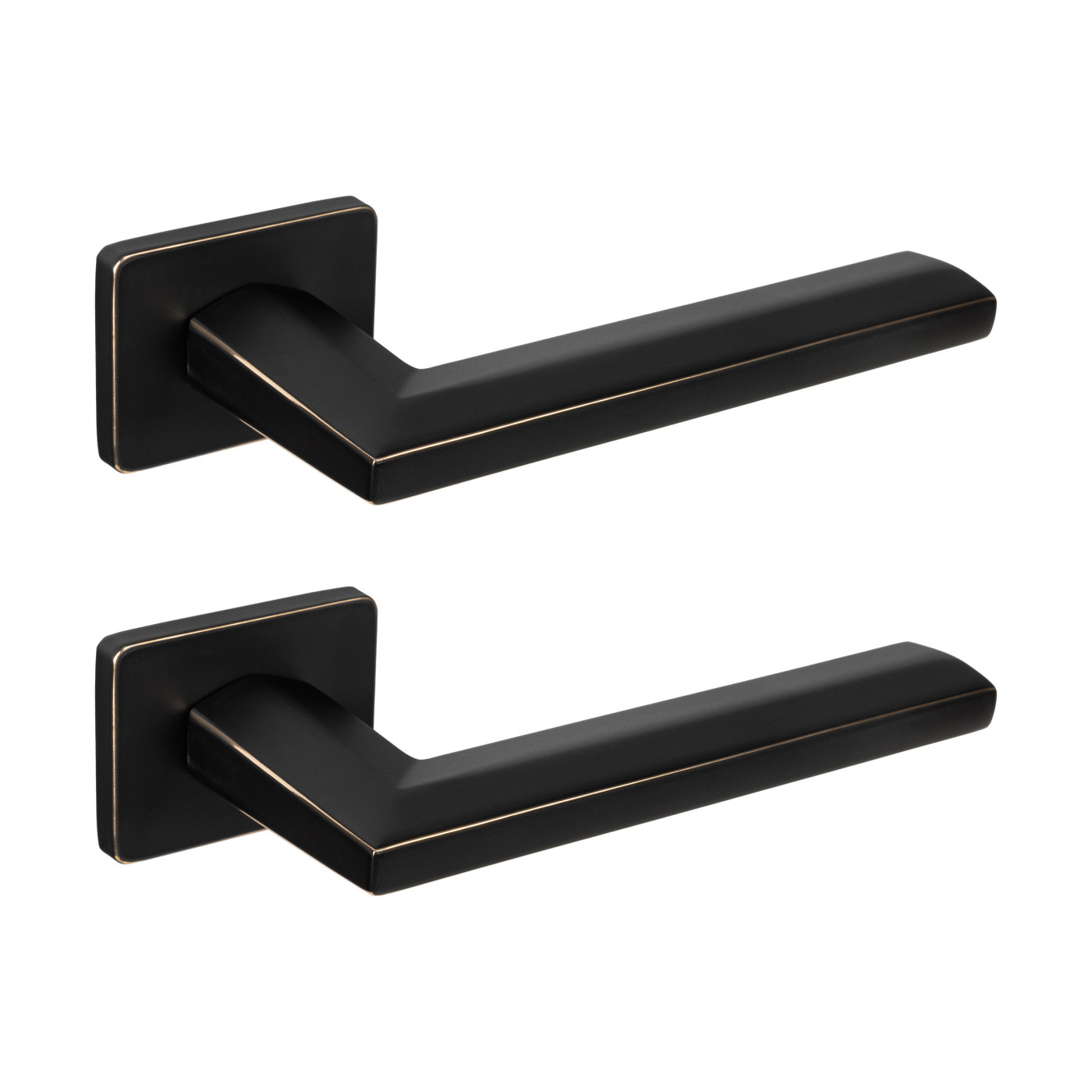 Klamka Do-Drzwi Wewnętrznych Libia II Czarno-Złota