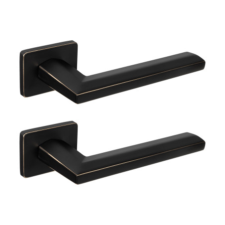 Klamka Do-Drzwi Wewnętrznych Libia II Czarno-Złota