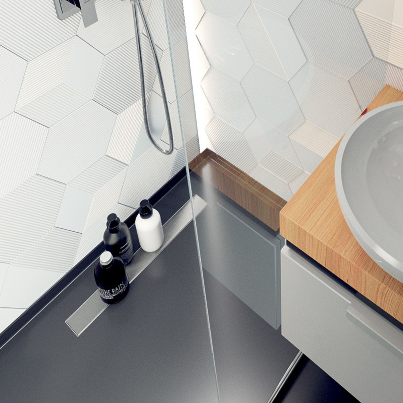 Odpływ Liniowy 70 cm Niski BASSO INOX