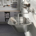 Zlewozmywak Jednokomorowy Stalowy 65x45cm INOX CHIOS Kuchinox Bez Syfonu