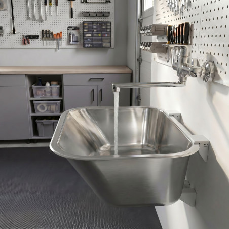 Zlewozmywak Jednokomorowy Stalowy 65x45cm INOX CHIOS Kuchinox Bez Syfonu