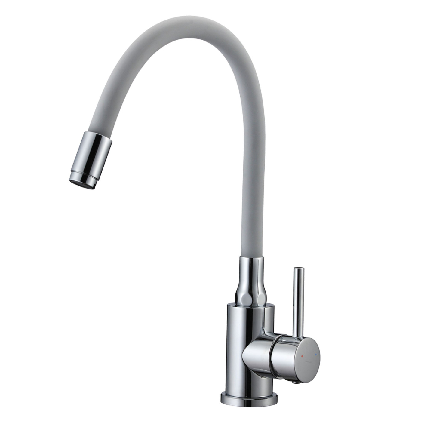 Bateria Zlewozmywakowa Z Elastyczną Wylewką Chrom/Szary Navira Bateria Zlewozmywakowa Z Elastyczną Wylewką Chrom/Szary Navira