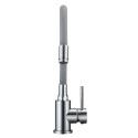 Bateria Zlewozmywakowa Z Elastyczną Wylewką Chrom/Szary Navira Bateria Zlewozmywakowa Z Elastyczną Wylewką Chrom/Szary Navira