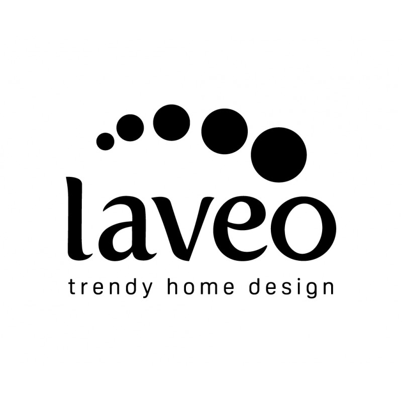Deszczownica natryskowa górna Laveo seria RODEO SLIM Biała Chrom 25 mm