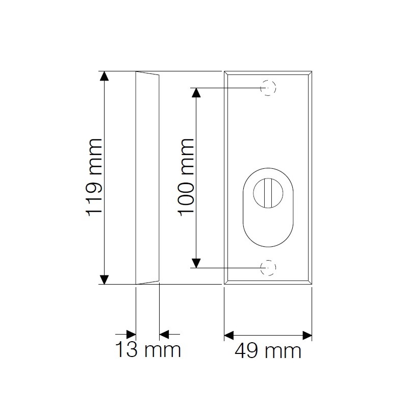 Szyld Podłużny zewnętrzny krótki Qualia Patyna Szyld Podłużny zewnętrzny krótki Qualia Patyna