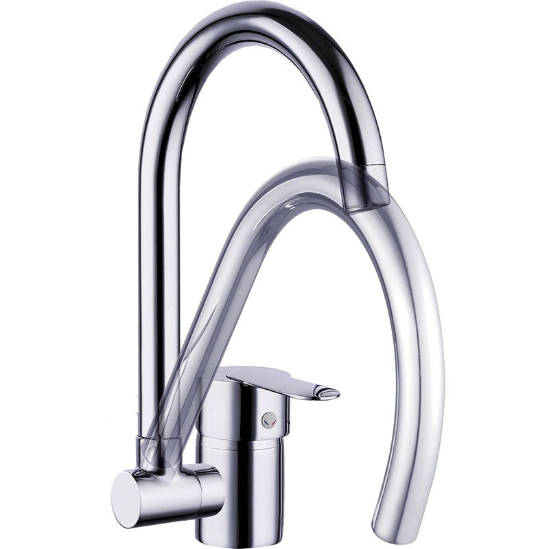 LAVEO Bateria Zlewozmywakowa Stojąca, Łamana LILA