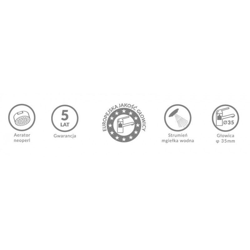 Zestaw Natryskowy z Baterią Ścienną PEROS