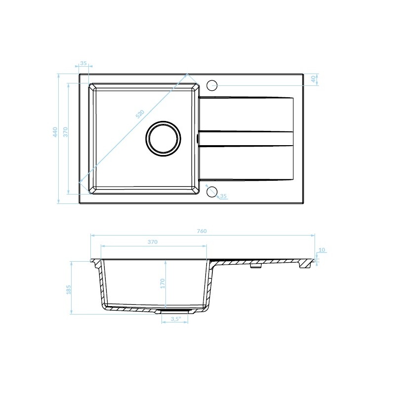 Zlewozmywak Zlew Granitowy Bateria elastyczna Syfon Zlewozmywak Zlew Granitowy Bateria elastyczna Syfon