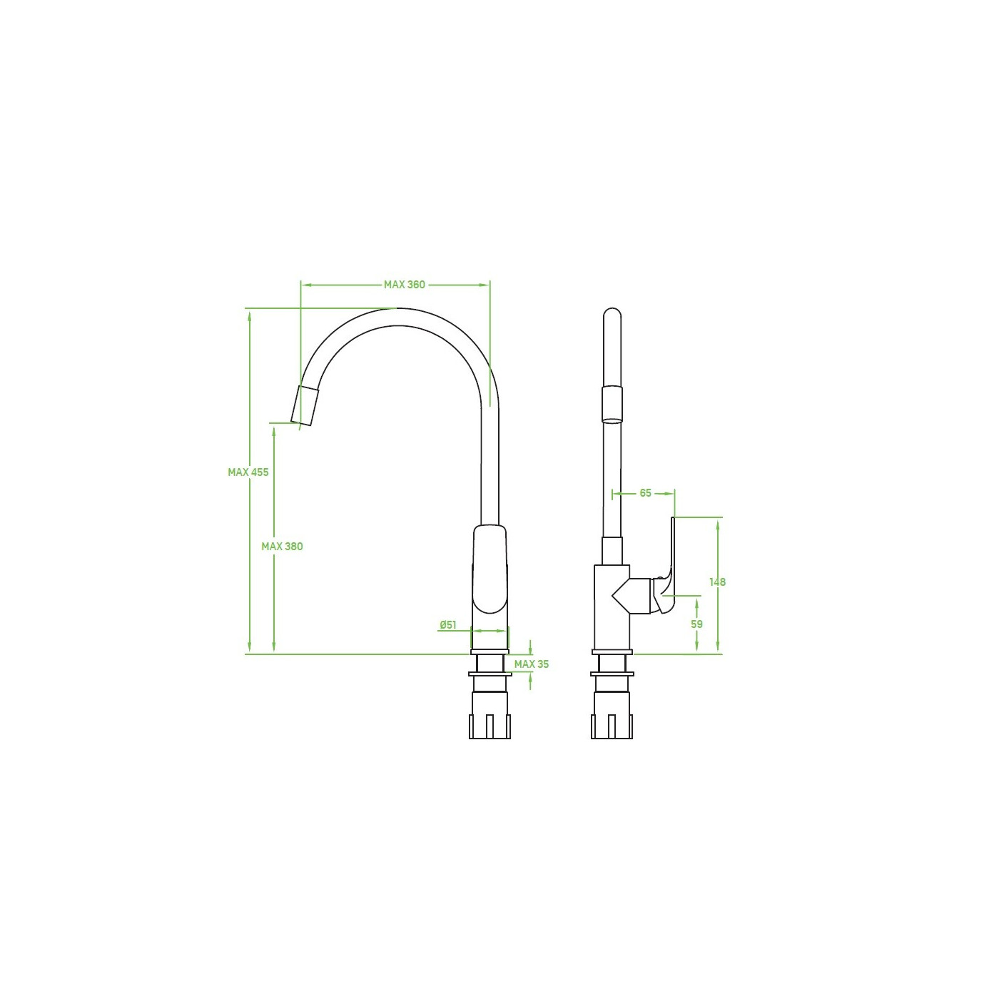 Zlewozmywak Zlew Granitowy Bateria elastyczna Syfon