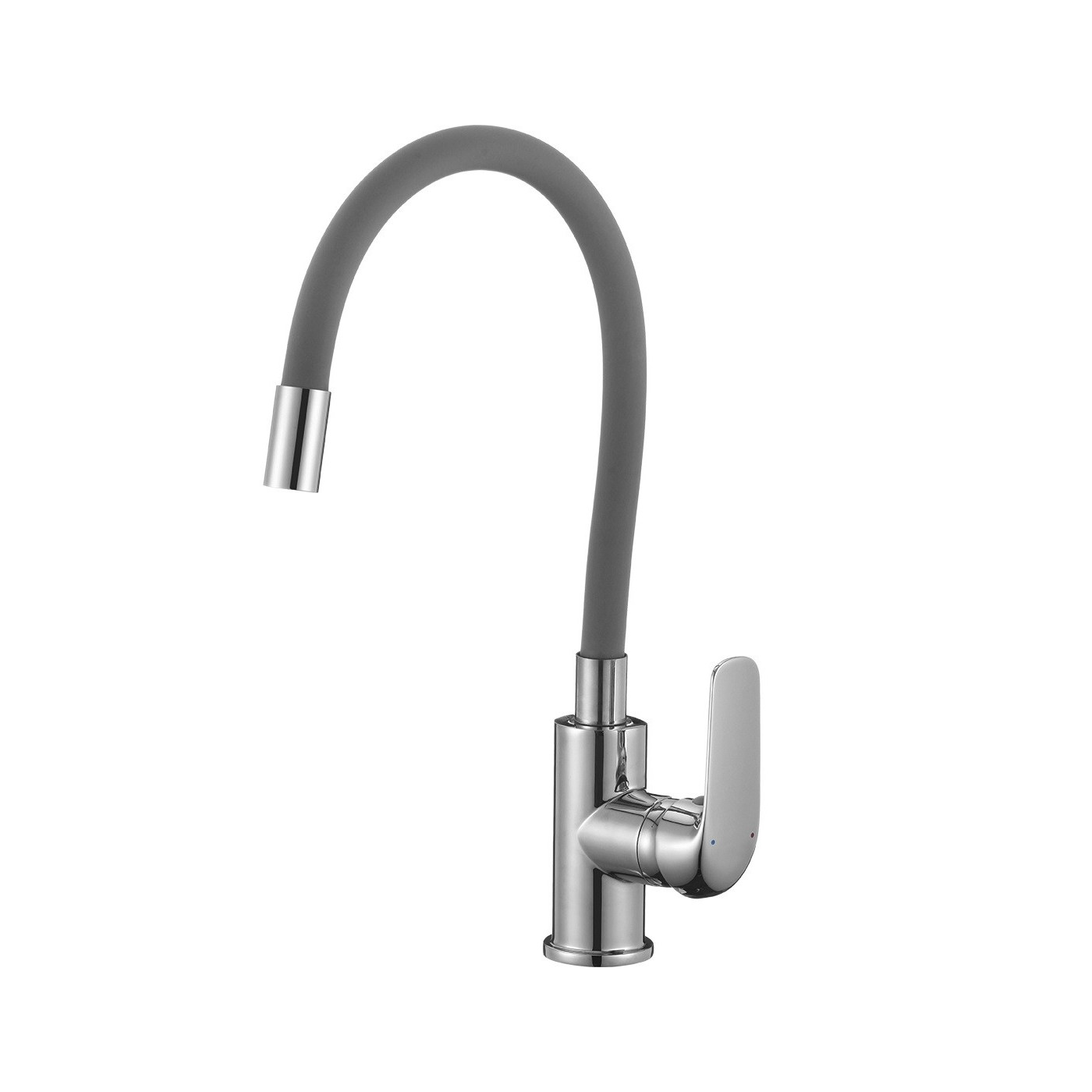 Zlewozmywak Granitowy Bateria elastyczna Syfon Szary Zlewozmywak Granitowy Bateria elastyczna Syfon Szary