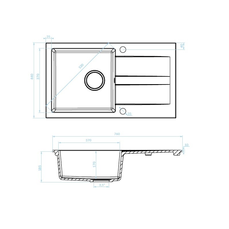 Zlewozmywak Zlew Granitowy Bateria elastyczna Syfon Zlewozmywak Zlew Granitowy Bateria elastyczna Syfon