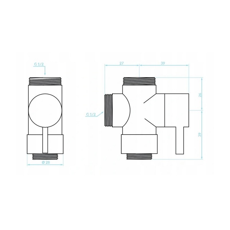 Przełącznik funkcji do Kolumn Natryskowych Czarny Przełącznik funkcji do Kolumn Natryskowych Czarny