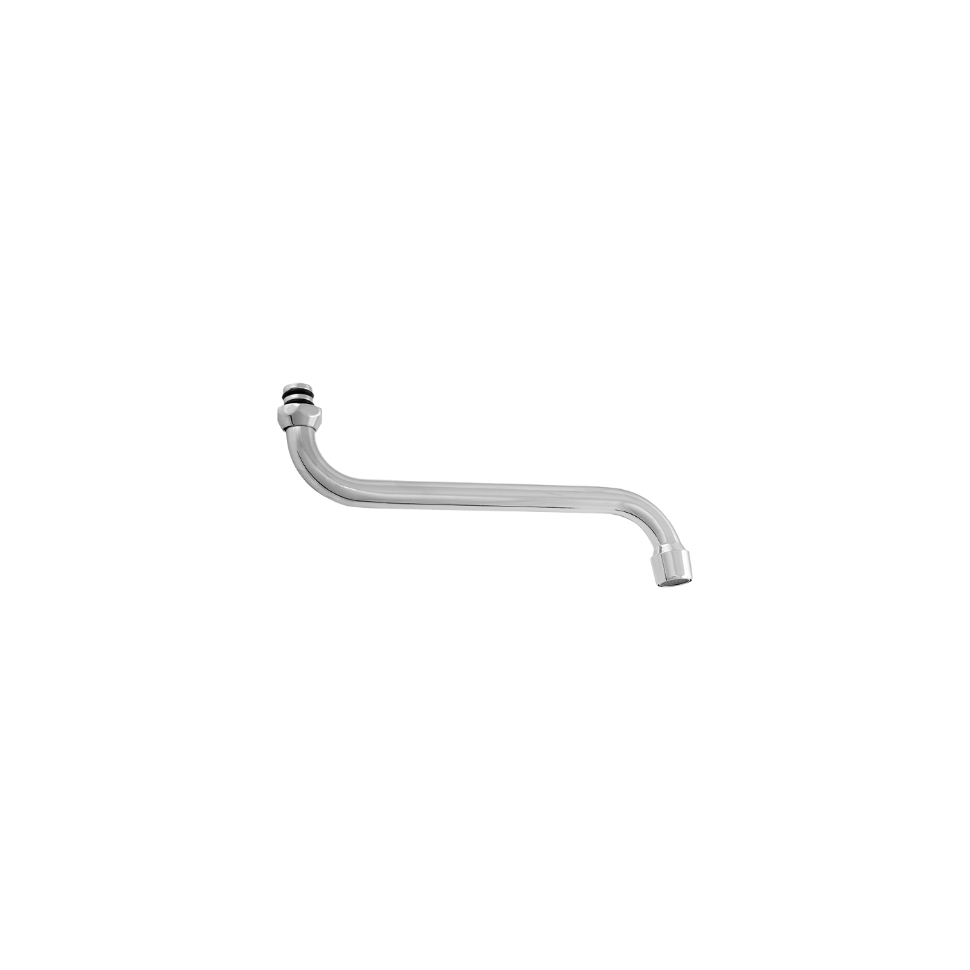 WYLEWKA typu S 1/2" Ø 16 mm długość 21 cm CHROM