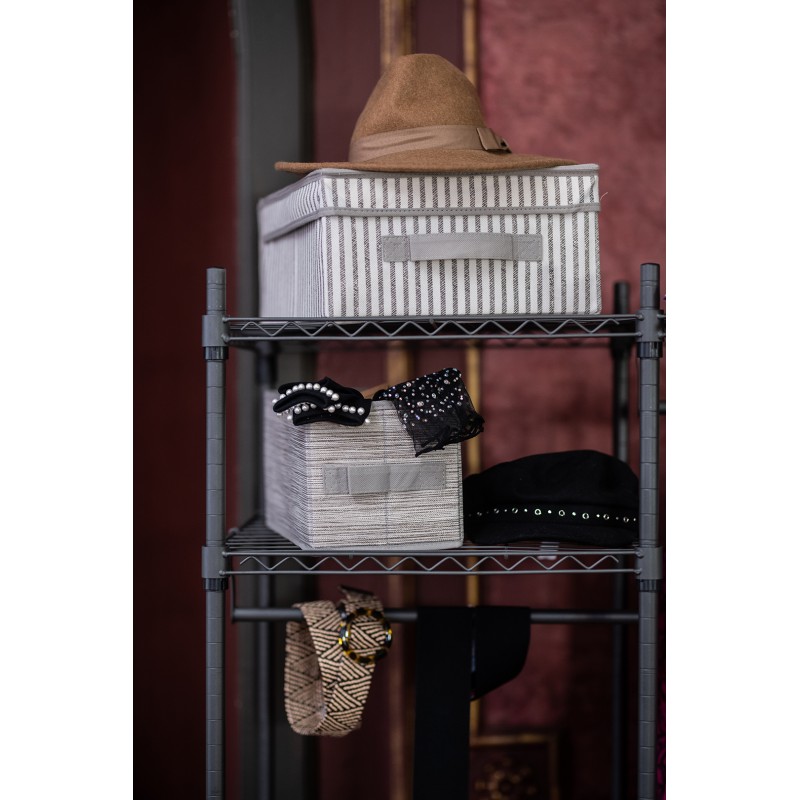 Pudełko do Przechowywania Tekstylne z Pokrywką