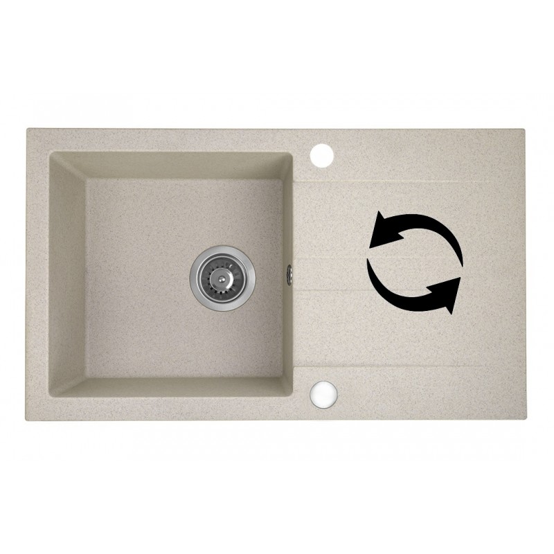 Zlewozmywak Zlew Granitowy  Bateria  Syfon  Preparat