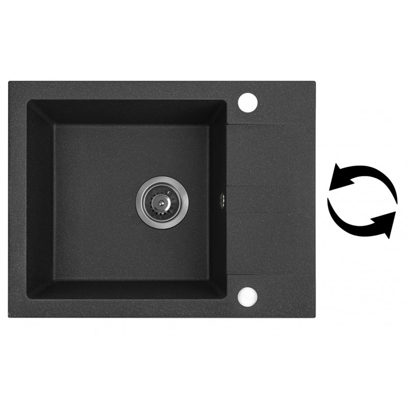 Zlewozmywak Zlew Granitowy  Bateria Granitowa  Syfon