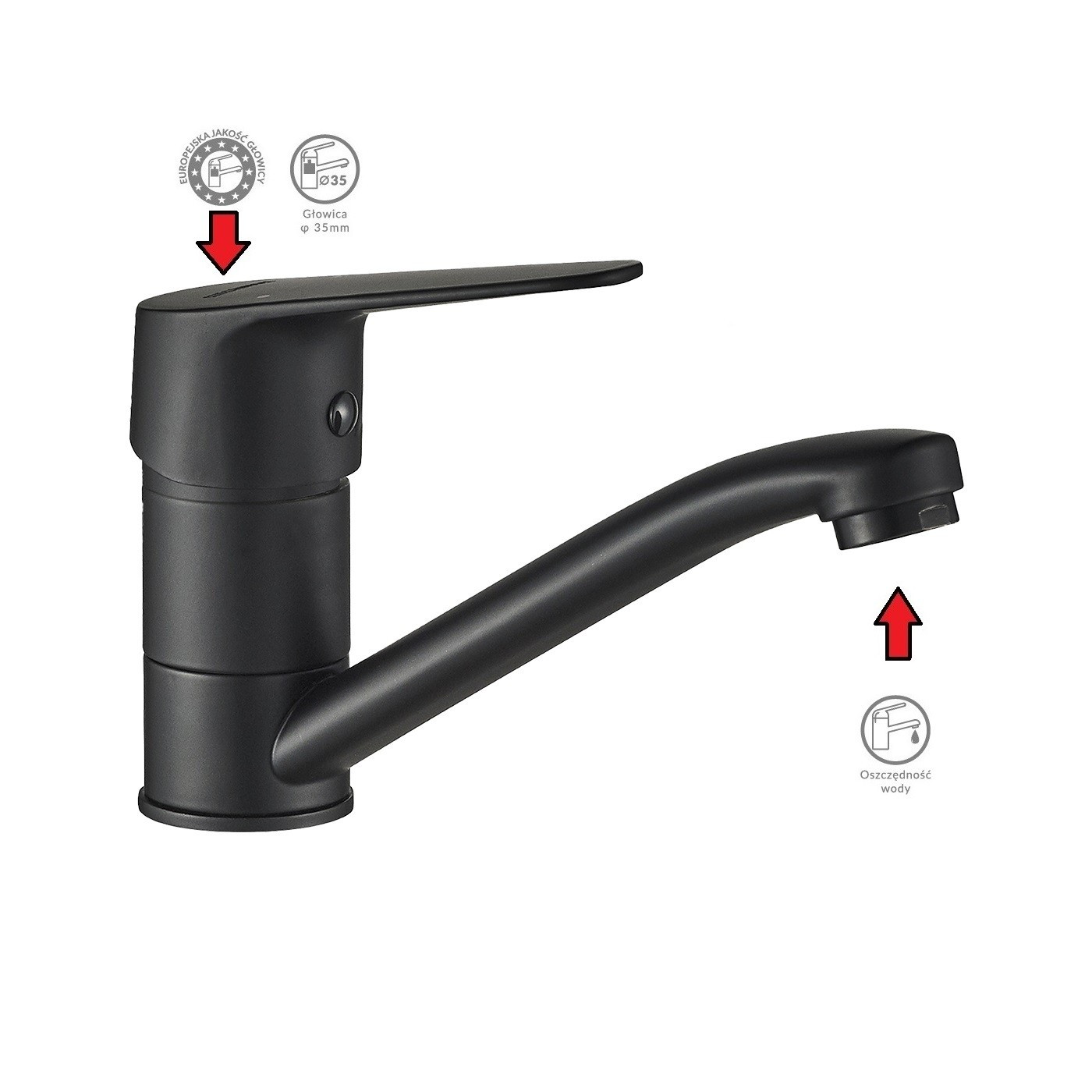 Bateria Umywalkowa z Ruchomą Wylewką SAGRA Bateria Umywalkowa z Ruchomą Wylewką SAGRA