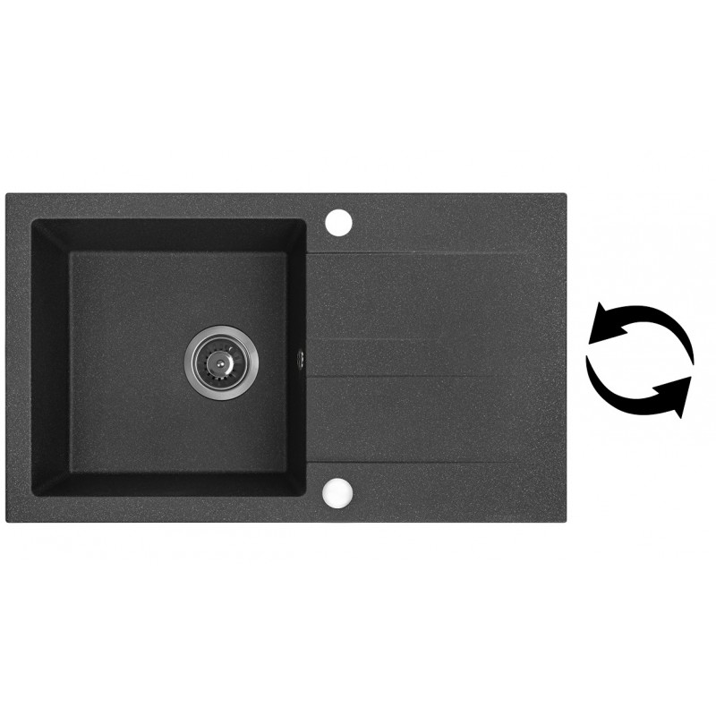 Zlewozmywak Zlew Granitowy Bateria elastyczna Syfon Zlewozmywak Zlew Granitowy Bateria elastyczna Syfon