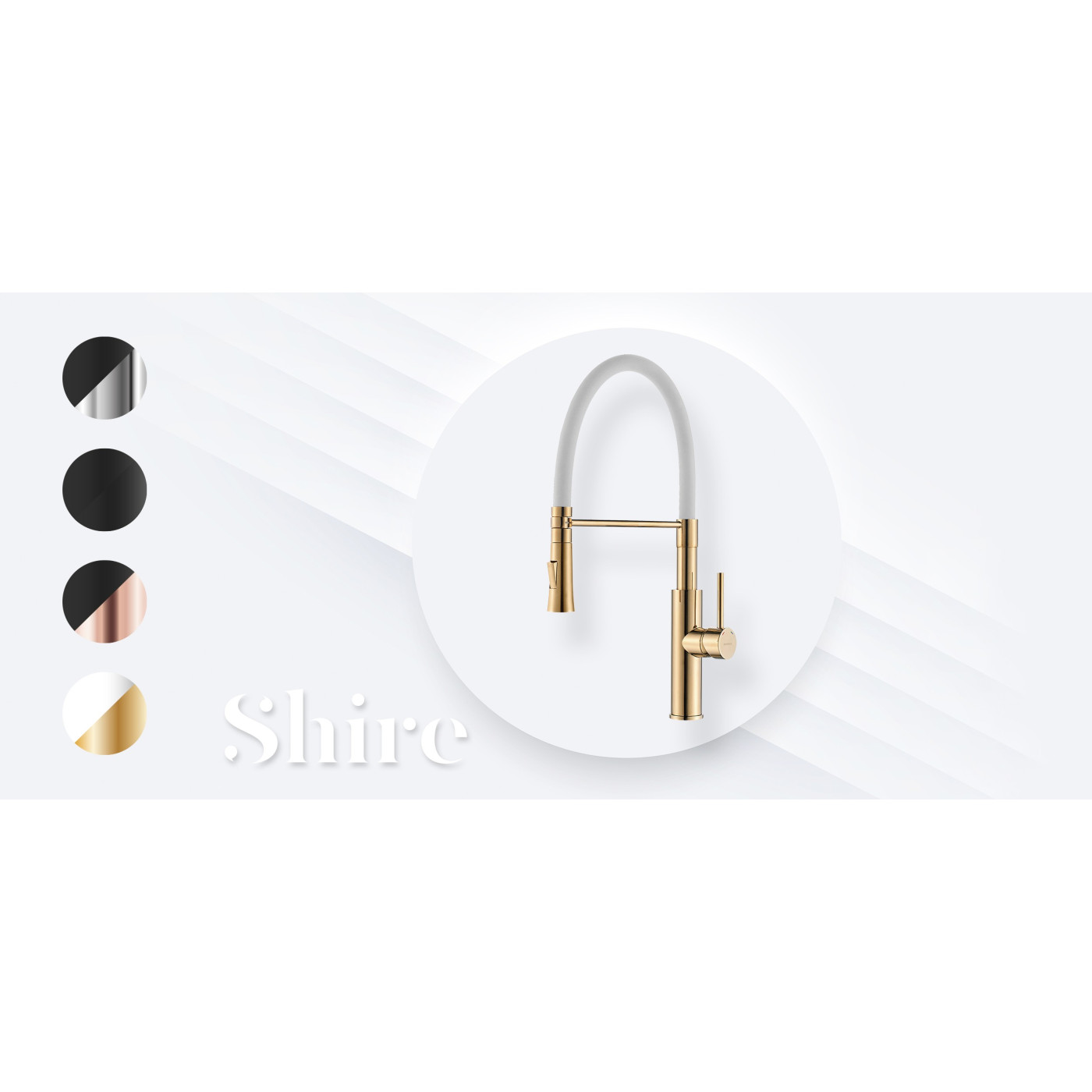 Bateria Kuchenna z Elastyczną Wylewką SHIRE Bateria Kuchenna z Elastyczną Wylewką SHIRE