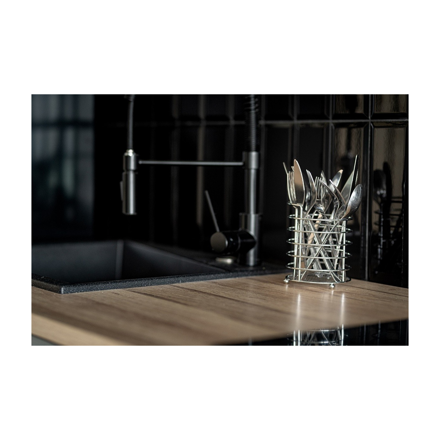 Pojemnik na sztućce Koszyk Chrom Pojemnik na sztućce Koszyk Chrom