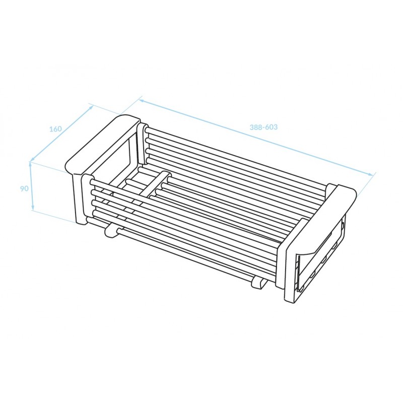 Ociekacz na Zlew do Naczyń Warzyw Owoców Ociekacz na Zlew do Naczyń Warzyw Owoców