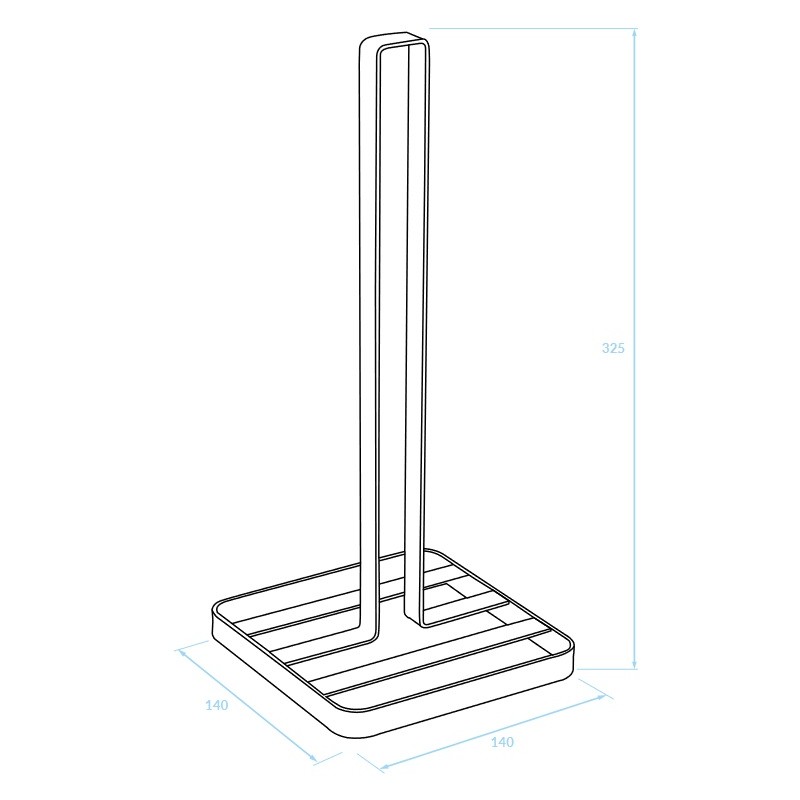 Stojak na Ręcznik Papierowy Czarny