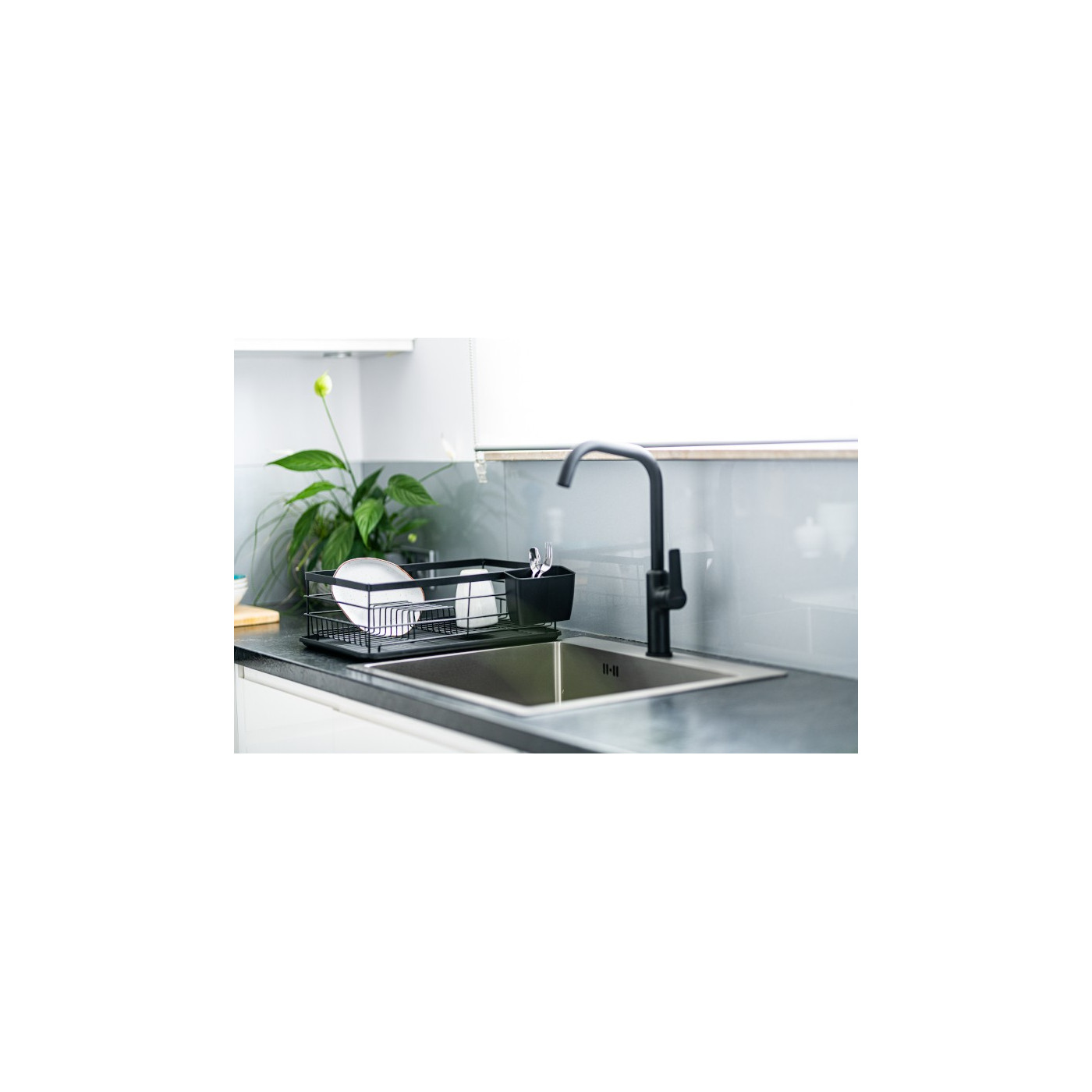 Suszarka do Naczyń Czarna Ociekacz