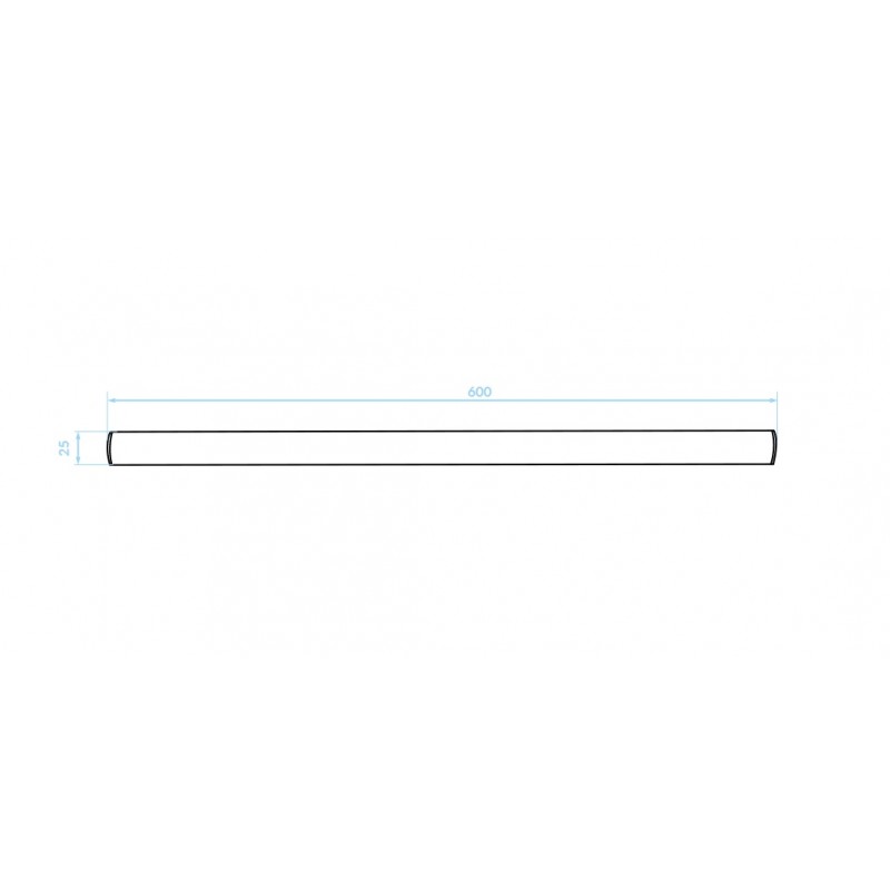 Reling Kuchenny Biały 60 cm