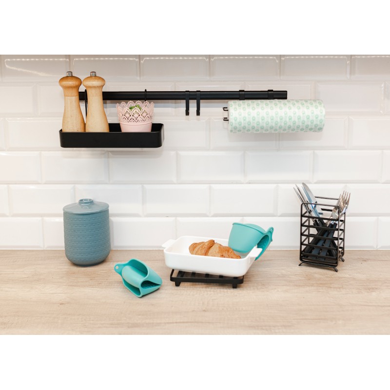 Reling Kuchenny Czarny 60 cm