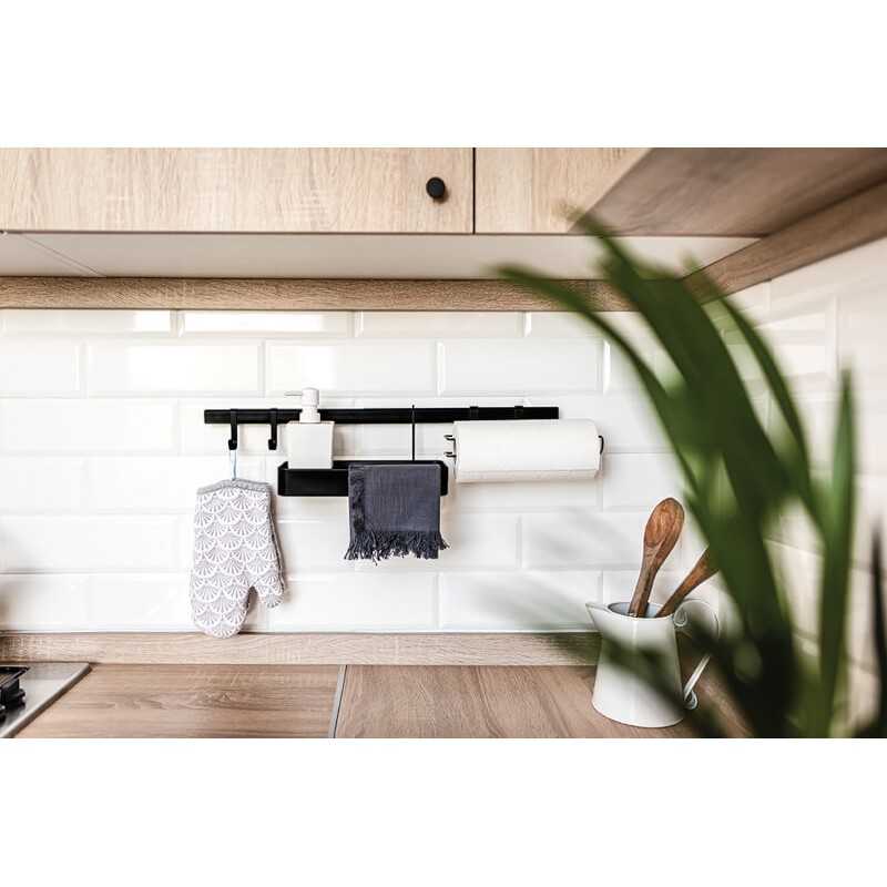 Reling Kuchenny Czarny 60 cm