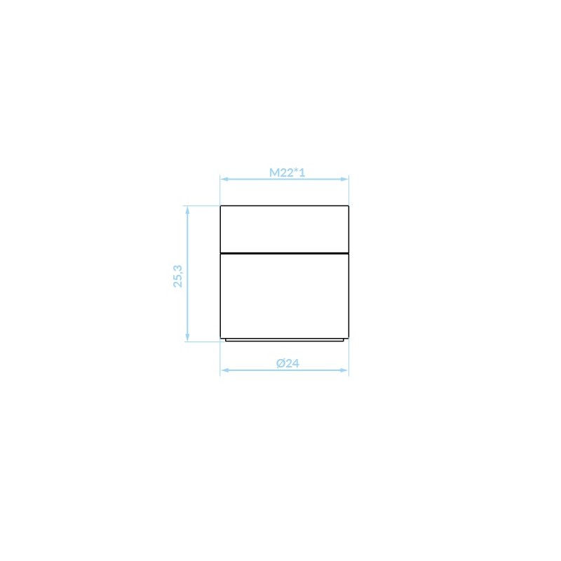 Aerator 2-funkcyjny do Baterii Umywalka Zlew Typ M22
