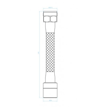 Aerator 2 - funkcyjny z Elastyczną Wylewką M22 130 mm