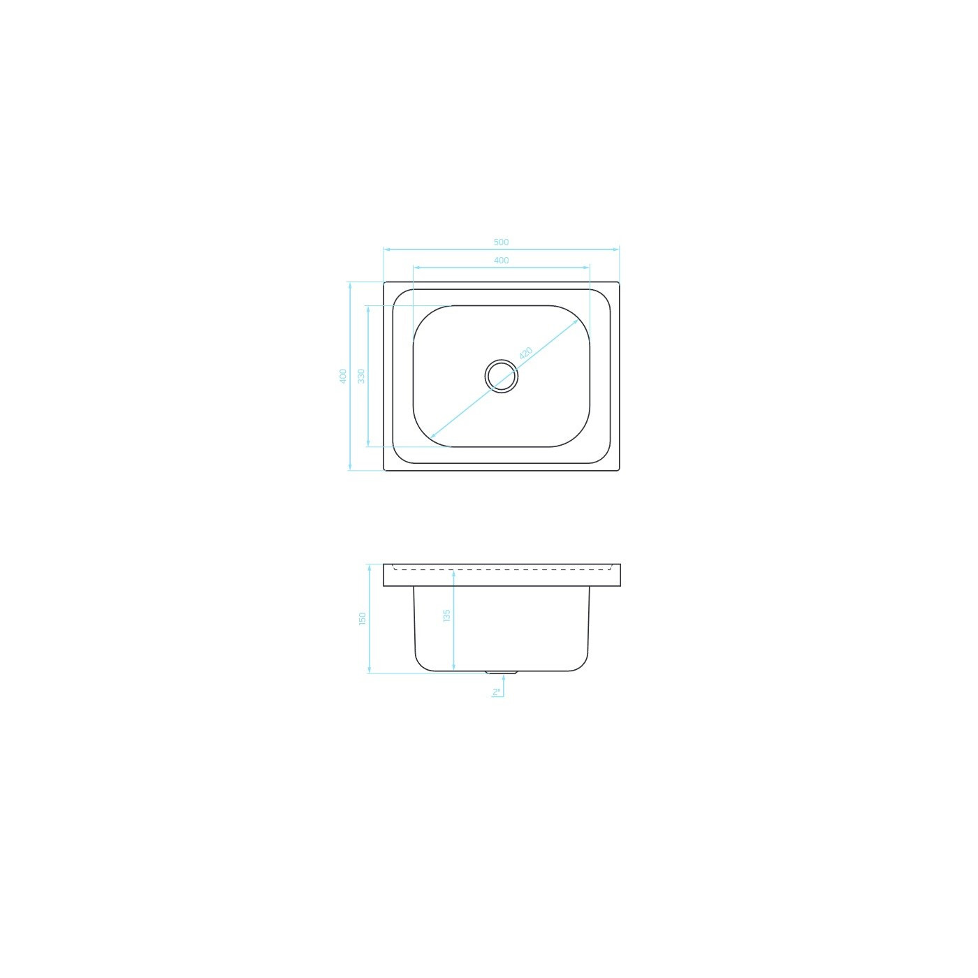 Zlewozmywak Jednokomorowy Metalowy EKO Zlewozmywak Jednokomorowy Metalowy EKO