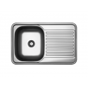 Zlewozmywak Jednokomorowy Metalowy z Ociekaczem Faro Zlewozmywak Jednokomorowy Metalowy z Ociekaczem Faro
